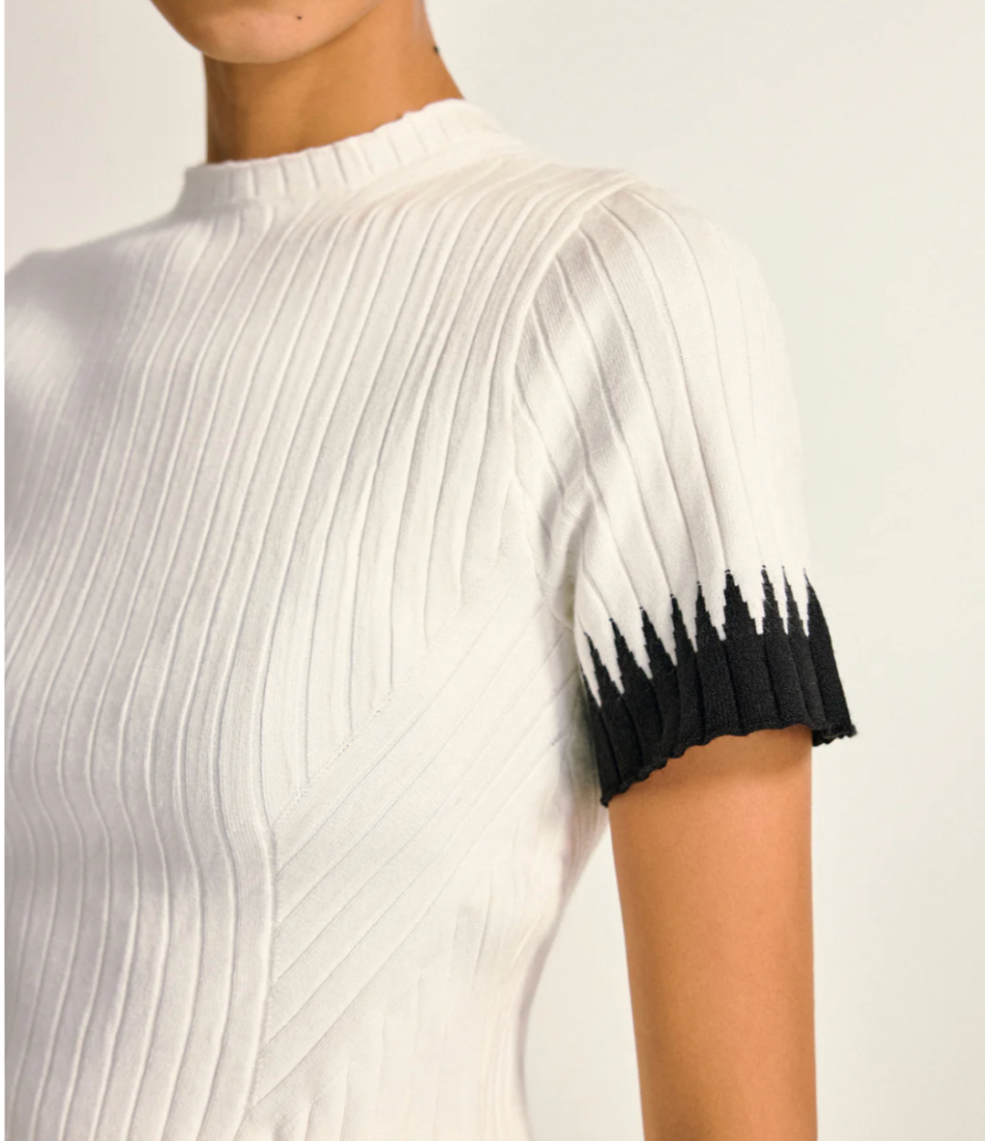 Contrast Detail Knit Co-ord Set