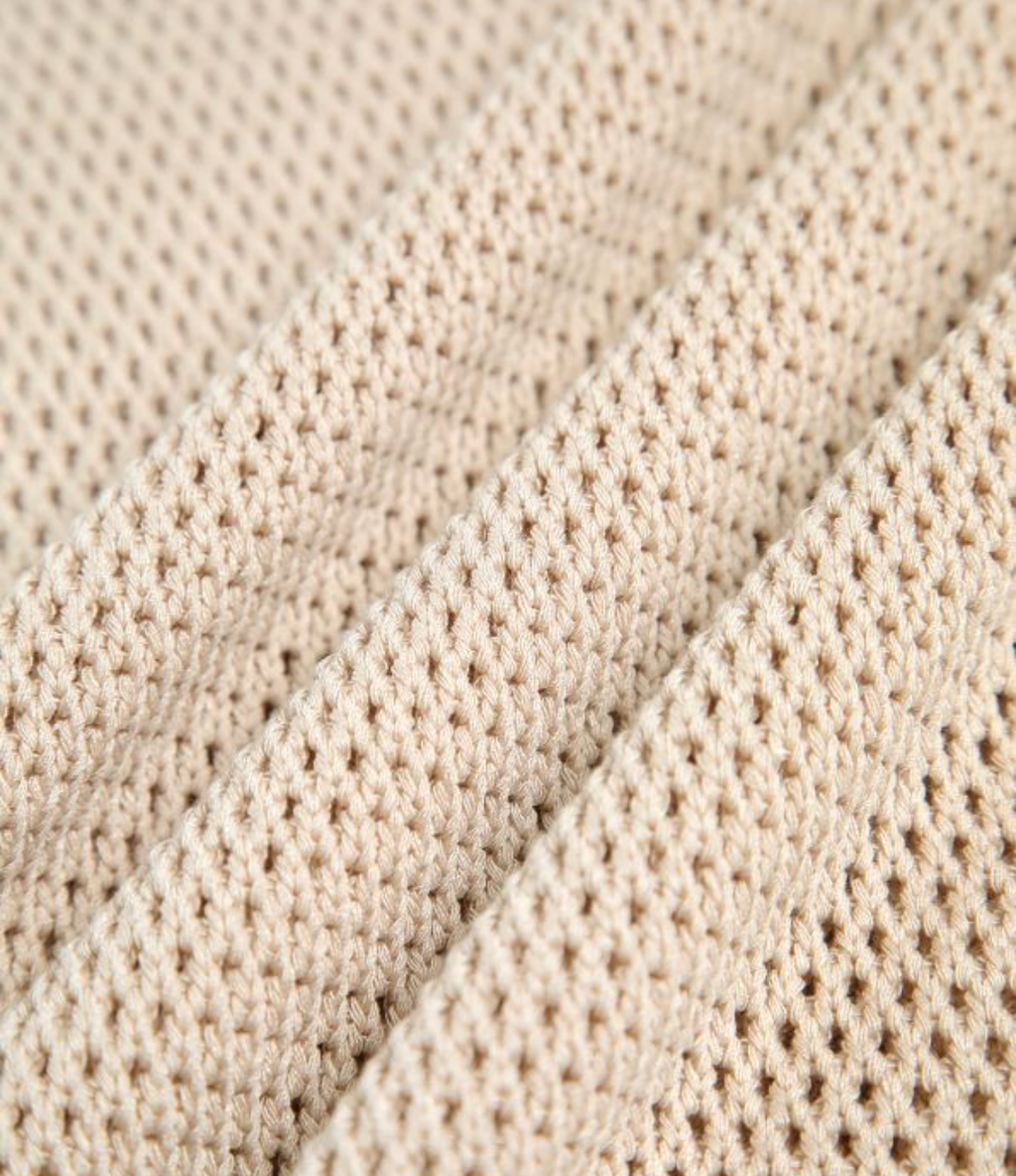 Knit Hollow Solid Tank Top