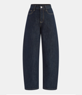 Mid-Waist curved leg jeans