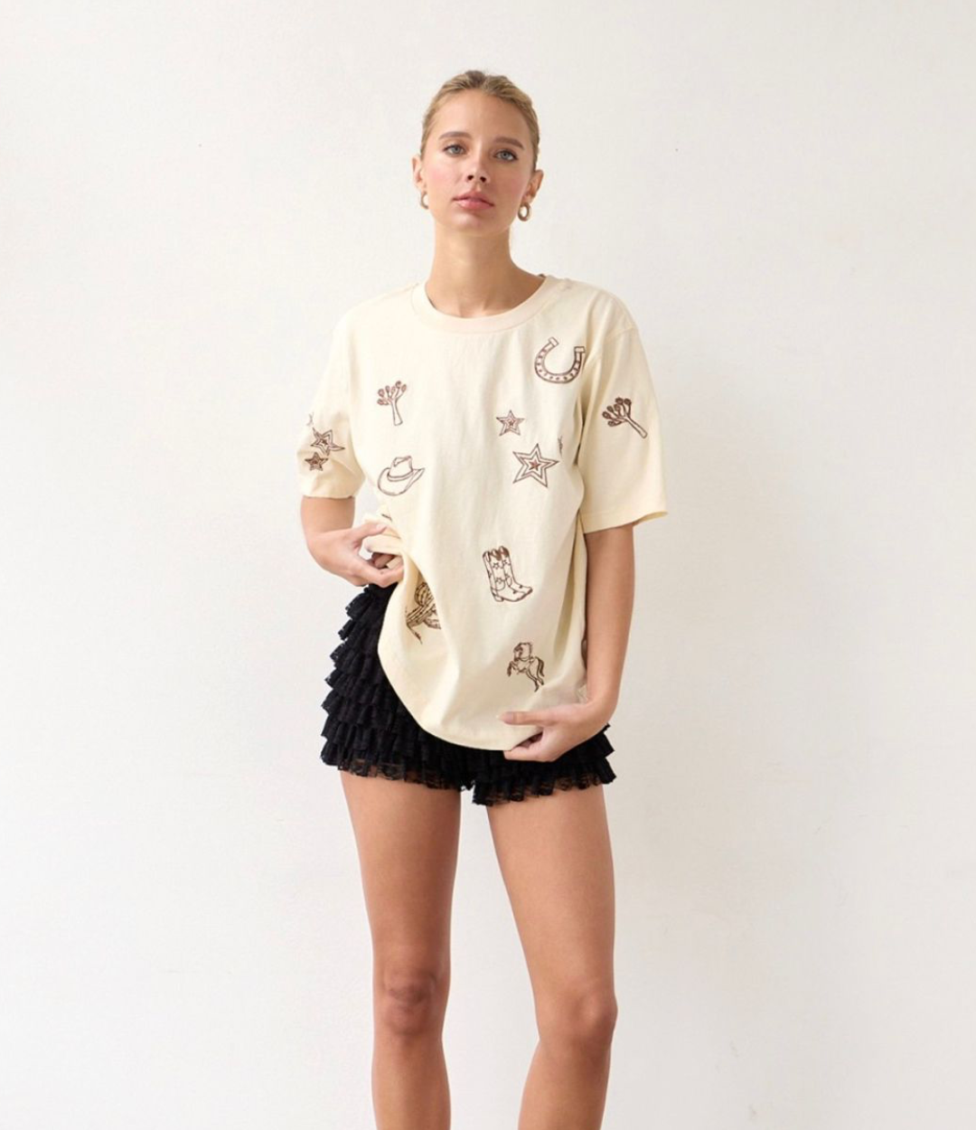 Cowboy Embo Tee