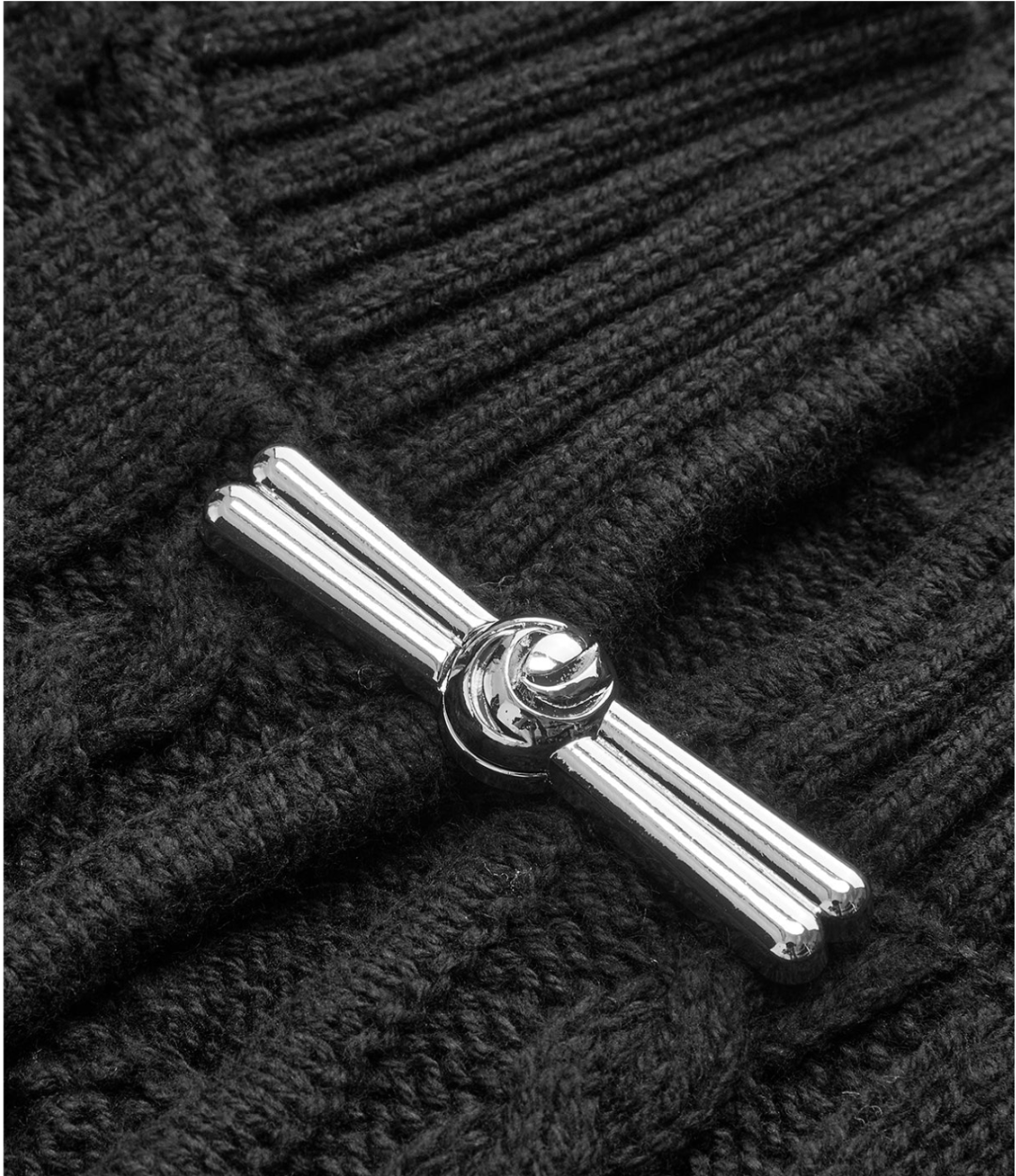 Cotton Keyhole Neckline Knit Top