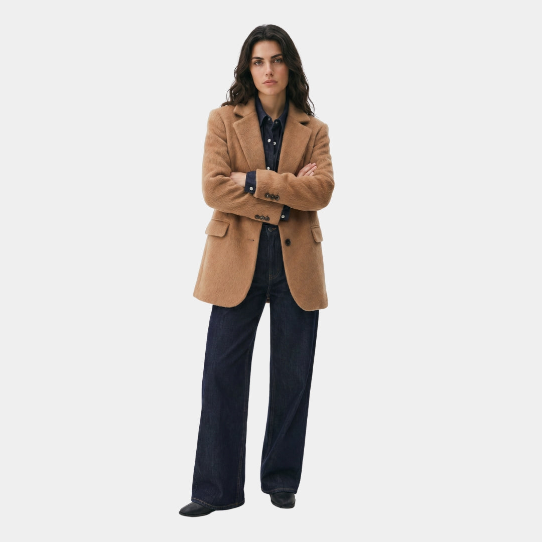 Blazer tweed sastre khaki