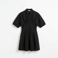 Vestido camisero wide pintuck