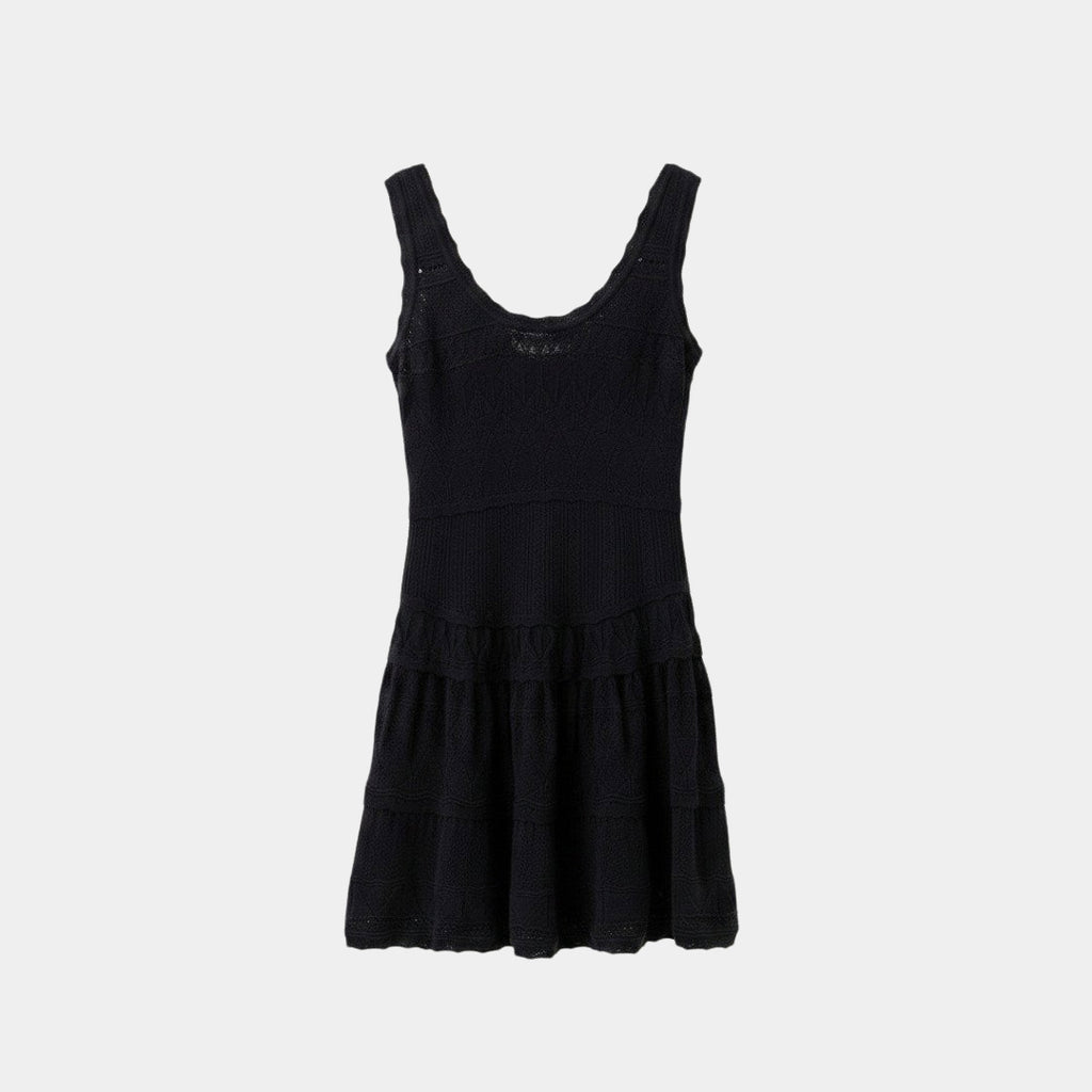 Vestido tejido fit and flare
