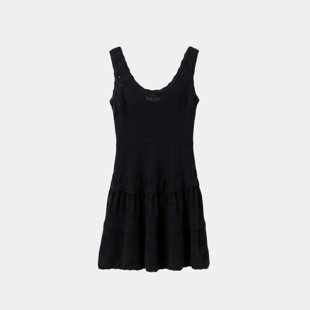 Vestido tejido fit and flare