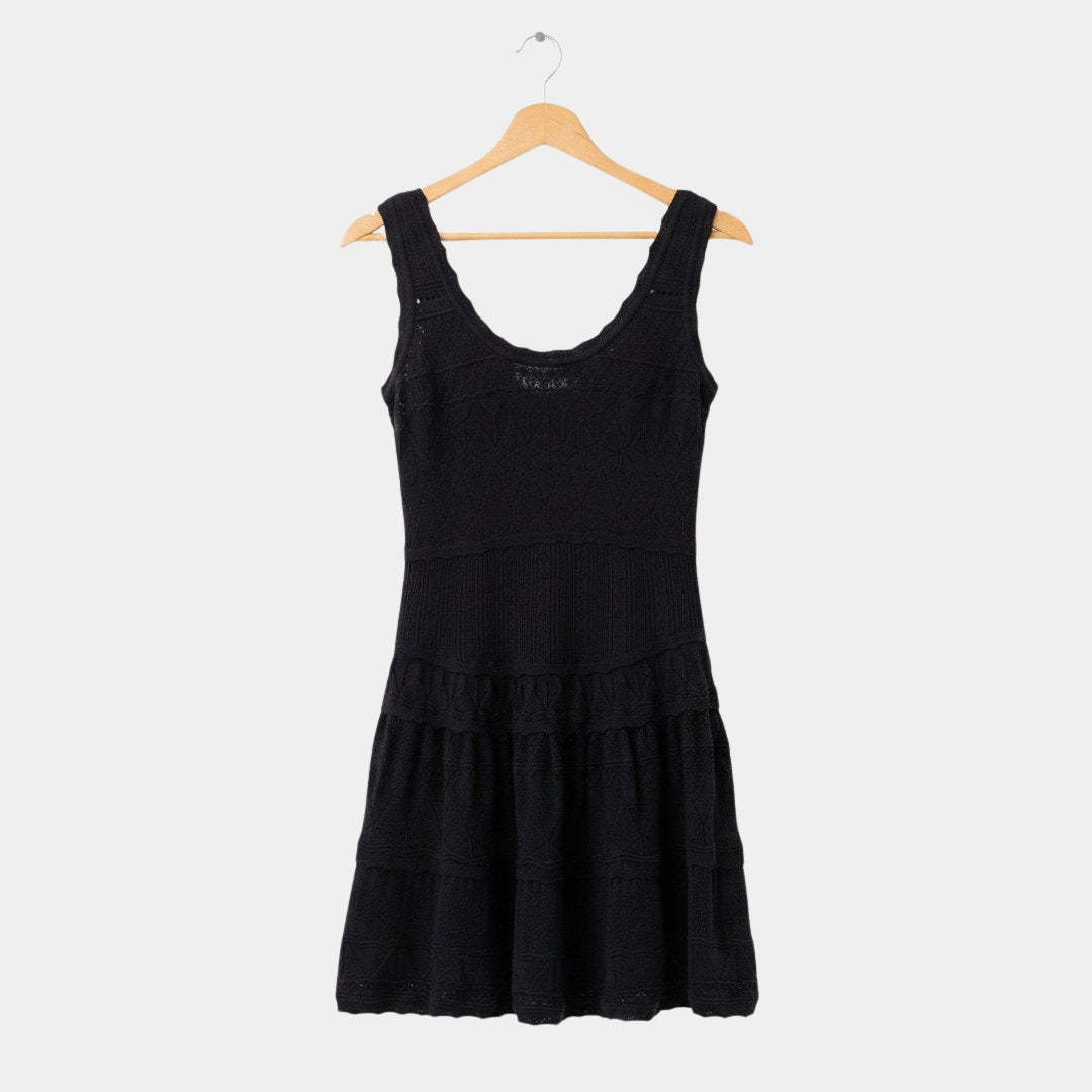 Vestido tejido fit and flare